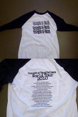 Sleight of Hand World Tour 2010 T-Shirt