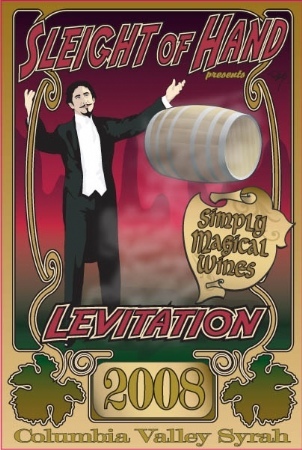2008 "Levitation" Syrah Etched 9 Liter
