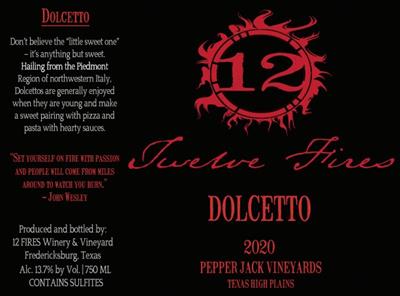 2020 Dolcetto
