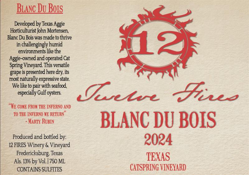 2024 Blanc Du Bois