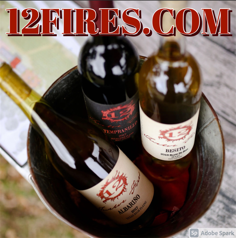 01-31:  12 FIRES Q1 Wine Club Pick Up Party 3-6pm