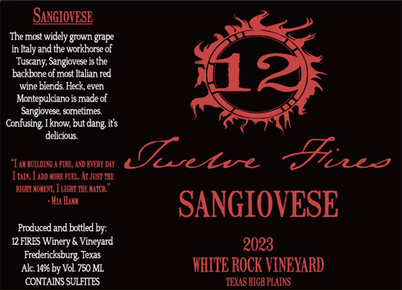 2023 Sangiovese