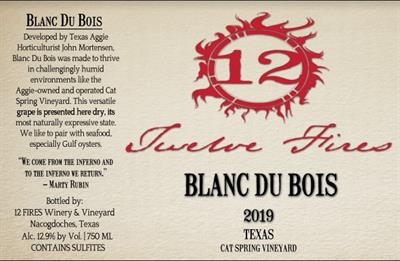 2019 Blanc Du Bois
