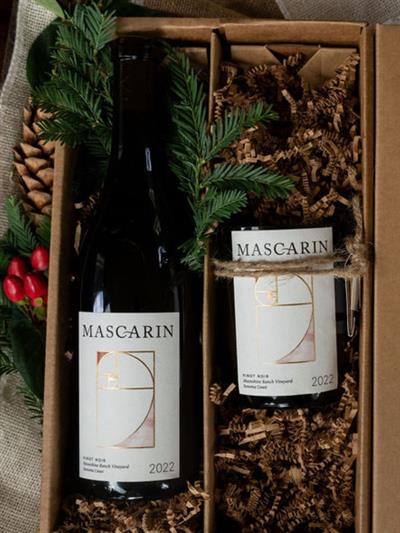 Whole Cluster Chardonnay & Soy Candle Duo Gift Set