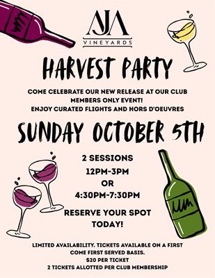 Session 2: Harvest Party Ticket 2025 4:30-7:30pm