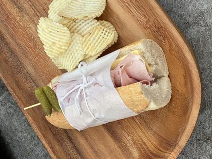 Jambon au Beurre Sandwich and Chips for 4/26 Pick Up Party