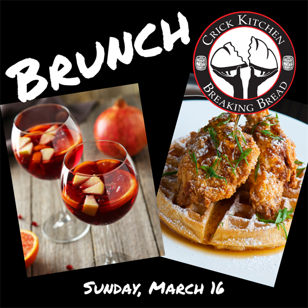 Crick Brunch March 16Th   *COMMUNAL TABLE*