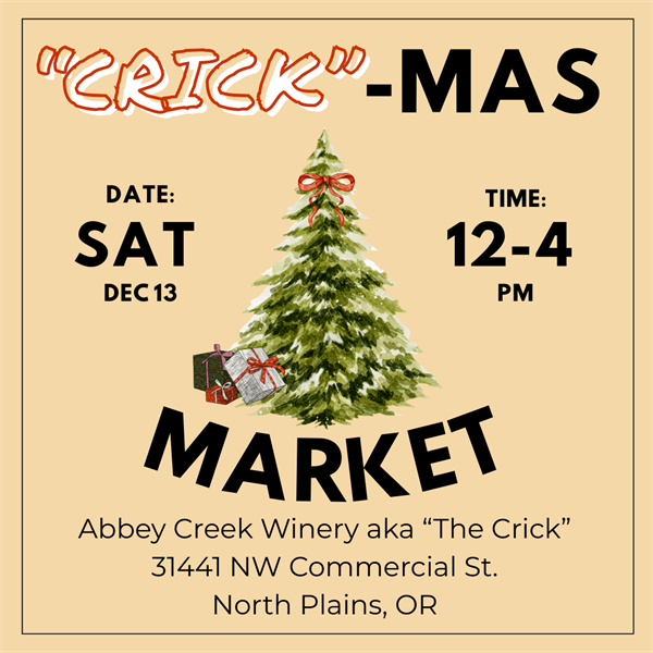 Crickmas Market Vendor Fair