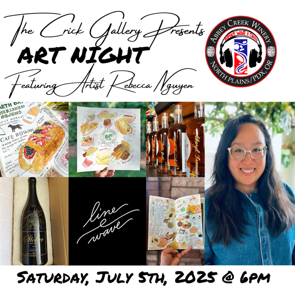 Art Night @ The Crick - Featuring Artist Becca Nguyen