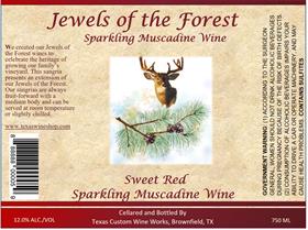 Sparkling Sweet Red Muscadine