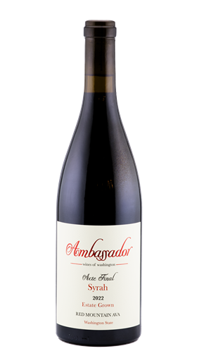 2022 Estate Acte Final Syrah