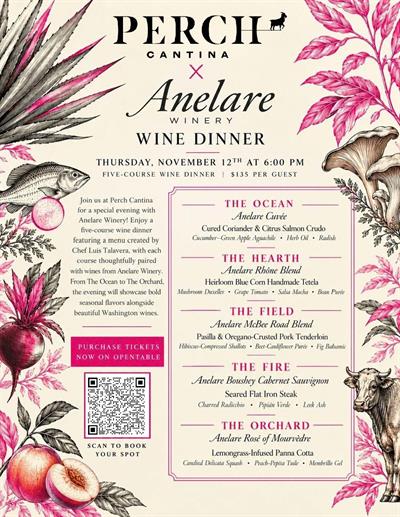 Fall Wine Dinner at Perch Cantina
