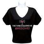 Rhinestone V-neck "Group Therapy"