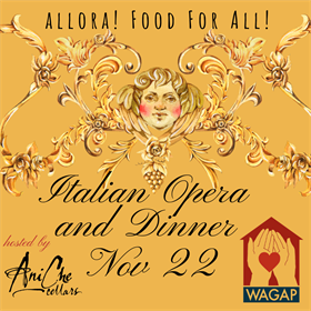 Italian Opera Night: Food For All Fundraiser