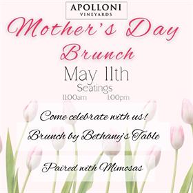 Mother's Day Brunch - May 11th - 11am