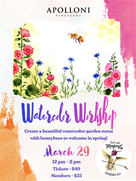 September Watercolor Workshop - September 12