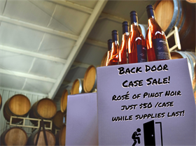 Back Door Allen Rosé Case Sale