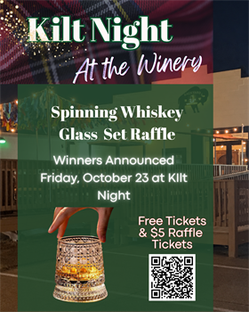 Spinning Whiskey Glass Raffle