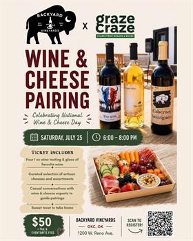 Cheese & Wine Pairing Tickets