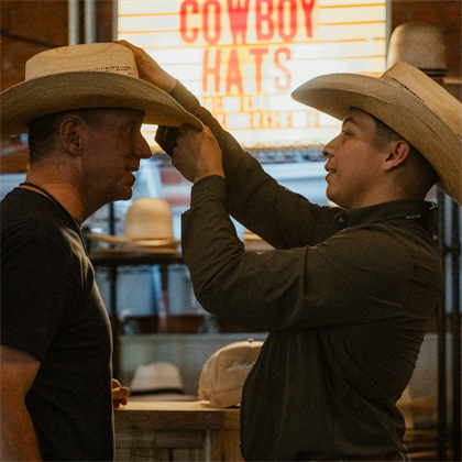 Barrels and Brims- Custom Straw Cowboy Hats