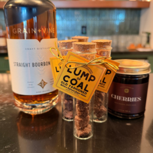 Lump of Coal- Old Fashioned Sugar Cube