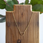 GF Floating Heart Necklace