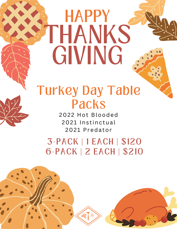 Turkey Day Table 3-Pack