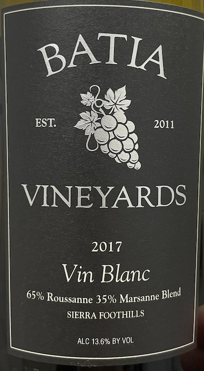 Vin Blanc (2017)