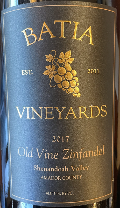 Old Vine Zinfandel (2017)