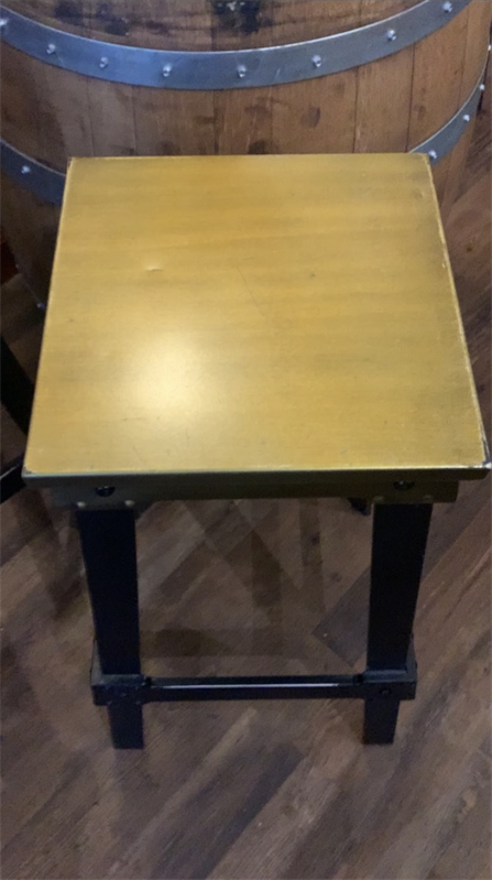 Bar Stool with Gold Seat