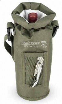 BHW Insulated Bottle Bag with Corkscrew