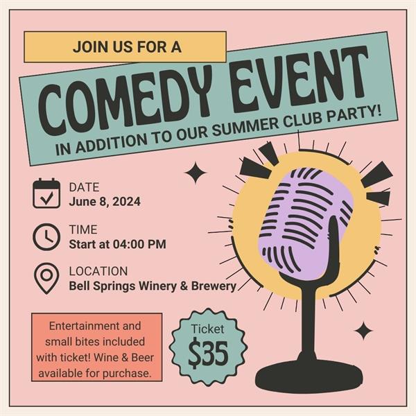 June 2024 Comedy Event