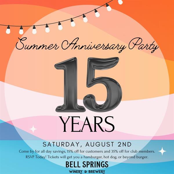 15th Anniversary Party