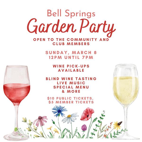 March 2026 Garden Party and Club Event