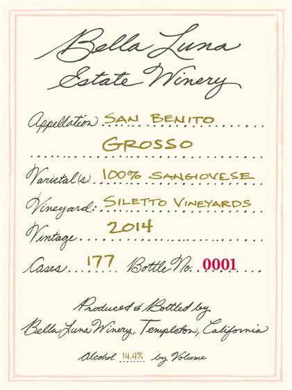 2014 Sangiovese Grosso