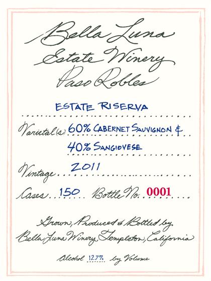 2011 Estate Riserva