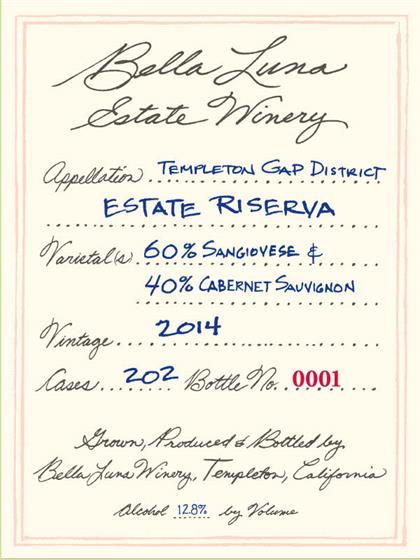 2014 "Estate Riserva"
