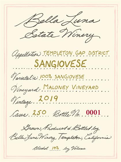 2019 Sangiovese