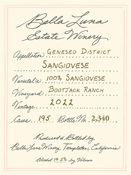 2022 Sangiovese