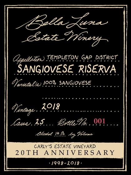 2018 Estate Sangiovese