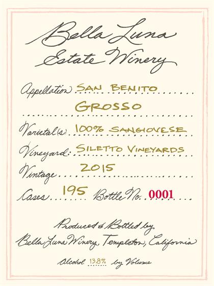 2015 Sangiovese Grosso