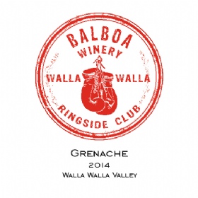 2013 Balboa Grenache 3L paper label