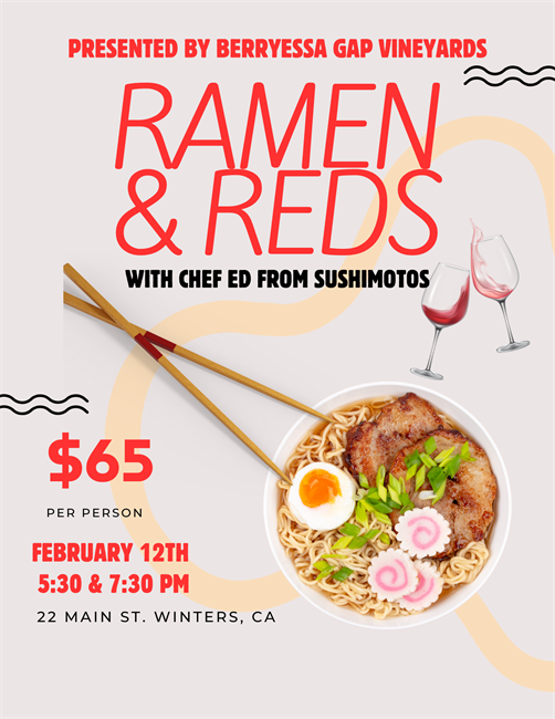 5:30pm - Ramen & Reds Night