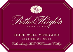 2021 Pinot Noir Hope Well Vineyard