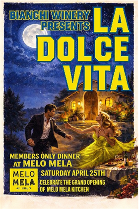 La Dolce Vita Dinner at Melo Mela