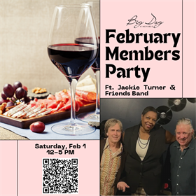 February 2025 Wine Club Member Party ft. Jackie Turner & Friends Band