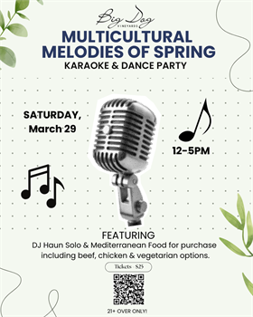 Multicultural Melodies of Spring: Karaoke & Dance Party