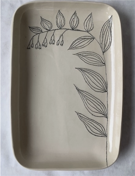 CSF Ceramics  Lily of the Valley Tray