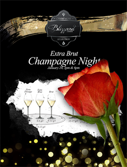 Extra Brut Champagne Night 6pm