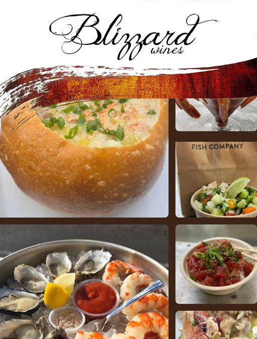 Blizzard Wines Paired with Oregon Fish Co.